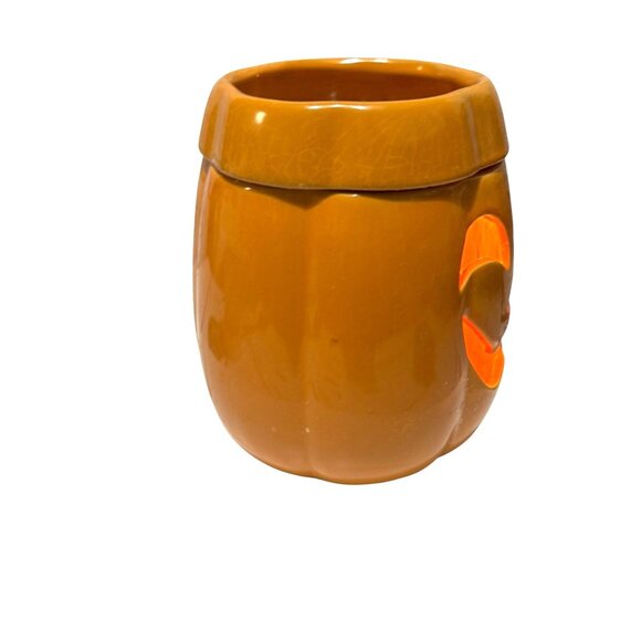 Ceramic Pumpkin Electric Wax Warmer Jack-O-Lantern Design - Picture 3 of 9